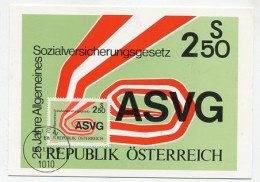 MC 213272 AUSTRIA -25 Jahre ASVG - Maximum Cards