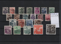 Österreich Michel Kat.Nt. Gest 567/587 - Used Stamps