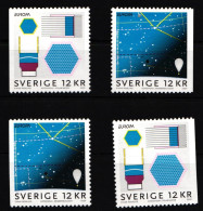 Schweden 2687-2688 Di/Dr Postfrisch Astronomie #IK535 - Altri & Non Classificati