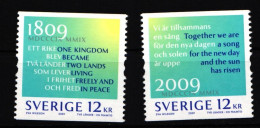 Schweden 2693-2694 Postfrisch 200. Jahre Trennung Schweden Finnland #IK548 - Altri & Non Classificati