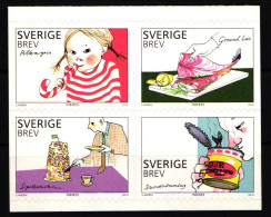 Schweden 2775-2778 Postfrisch Viererblock Schwedische Delikatessen #IK582 - Other & Unclassified