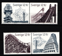 Schweden 2702D-2705D Postfrisch 2 Paare Hohe Bauwerke #IK521 - Other & Unclassified