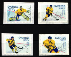Schweden 2926-2929 Postfrisch Selbstklebend Eishockey Weltmeisterschaft #IK679 - Altri & Non Classificati