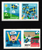 Schweden 2793-2796 Postfrisch 500 Jahre Nationalflagge #IK595 - Altri & Non Classificati