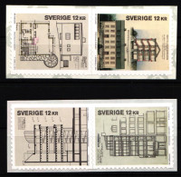 Schweden 2934-2937 Postfrisch Selbstklebend UNESCO-Welterbe #IK685 - Altri & Non Classificati