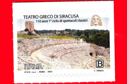 Nuovo - MNH - ITALIA - 2024 - Teatri Storici - Teatro Greco Di Siracusa, Nel 110° Anniversario Del Primo Ciclo - B - 2021-...: Ungebraucht