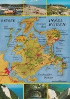 LANDKARTE / MAP,  RÜGEN - Carte Geografiche
