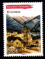 Andorra Franz Mi.Nr. 700 Die Romanisierung (II), Bau Eines Kirchturms (0,85) - Sonstige & Ohne Zuordnung