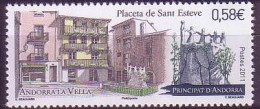 Andorra Franz Mi.Nr. 730 Tourismus, Placeta De Sant Esteve (0,58) - Autres & Non Classés