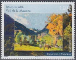 Andorra Franz Mi.Nr. 741 Massanatal, Gemälde Von Jochim Mir (1,00) - Altri & Non Classificati