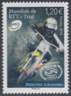 Andorra Franz MiNr. 793 Mountainbike- Und Trial-WM (1,20) - Sonstige & Ohne Zuordnung