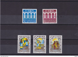 LIECHTENSTEIN 1984 EUROPA NOËL Yvert 778-779 + 804-806 NEUF** MNH Cote : 5,30 Euros - Unused Stamps