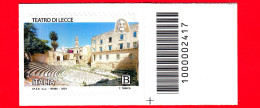 Nuovo - MNH - ITALIA - 2024 - Teatri Storici - Teatro Romano Di Lecce - B - Barre 2417 - Codici A Barre