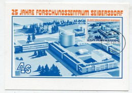 MC 213279 AUSTRIA - 25 Jahre Forschungszentrum Seibersdorf - Cartes-Maximum (CM)