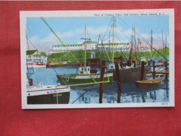 Fishing Fleet. Block Island  Rhode Island    Ref 6383 - Autres & Non Classés