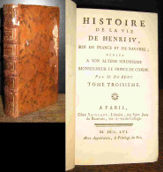 BURY Richard De - HISTOIRE DE LA VIE DE HENRI IV, ROI DE FRANCE ET DE NAVARRE - TOME II - 1701-1800