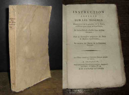 COLLECTIF - INSTRUCTION ABREGEE SUR LES MESURES DEDUITES DE LA GRANDEUR DE LA TER - 1701-1800