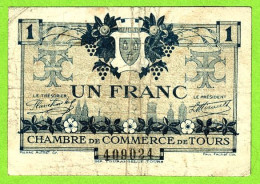 FRANCE / CHAMBRE De COMMERCE De TOURS / 1 FRANC / 8 MAI 1920 / 409024 / SERIE 2eme - Chambre De Commerce