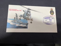 17-4-2024 (2 X 19) Australia - 1986 - 75th Anniversary Of The Royal Australian Navy (3 Covers) - Omslagen Van Eerste Dagen (FDC)