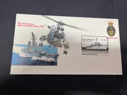 17-4-2024 (2 X 19) Australia - 1986 - 75th Anniversary Of The Royal Australian Navy (2 Covers) - Omslagen Van Eerste Dagen (FDC)