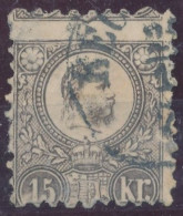 1871. Engraved 15kr - ...-1867 Prefilatelia