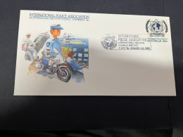 17-4-2024 (2 X 19) Australia - 1986 - Police Association Council - Sobre Primer Día (FDC)