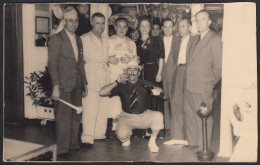 Folklore In Casa - Gruppo Di Festaioli - 1940 Fotografia D'epoca - Photo - Places