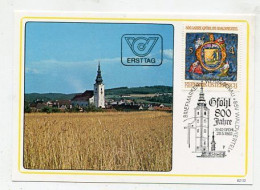 MC 213294 AUSTRIA - 800 Jahre Marktgemeinde Gföhl - Cartas Máxima