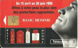 France: France Telecom 04/96 F636A Vichy, Basic Homme - 1996