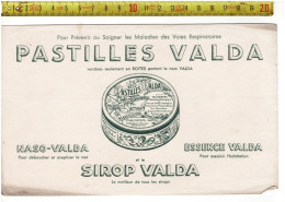 SOLDE 2020 ( BUVARD ?) PASTILLES VALDA - Advertising