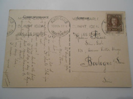 Monaco , çarte De Monte-çarlo  1934 Pour Boulogne Sur Seine - Storia Postale
