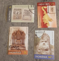 ROMANIA ROMANIAN CURIOSITIES AND SUPERLATIVES SET USED -CTO - Gebruikt