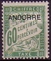 Andorra Frz. Porto Mi.Nr. 5 Portom. Frankr. Mi.Nr. 49 M.Aufdr. ANDORRE (60) - Otros & Sin Clasificación