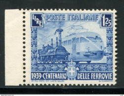 Centenario Delle Ferrovie Lire 1,25 Varietà Sbarretta Sul Fumaiolo - Ungebraucht