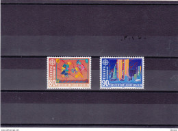 LIECHTENSTEIN 1992 EUROPA Yvert 974-975, Michel 1033-1034 NEUF** MNH Cote Yv 3 Euros - Nuevos