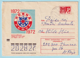 USSR 1972.0620. Russian Water Rescue Association - 100 Years. Prestamped Cover, Used - 1970-79