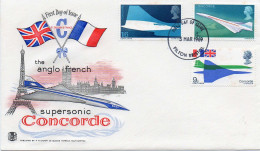 GREAT BRITAIN 1969 First Flight Of Concorde FDC - 1952-1971 Pre-Decimale Uitgaves