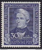 1949 GERMANIA  - N° 6  Beneficenza  MNH/** - Other & Unclassified