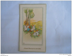 Image Pieuse Holy Card Santini 1950 Communion Jacques Schotte Laeken Engel Ange NB 7002 Italy - Andachtsbilder