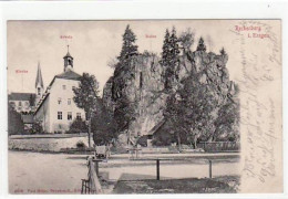39033504 - Rechenberg Mit Kirche, Schule Und Ruine Gelaufen Von Ca. 1903 Kleiner Knick Unten Links, Leicht Fleckig, Lei - Rechenberg-Bienenmühle