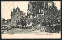 AK Einbeck, Bahnhofstrasse Mit Kreishaus  - Einbeck