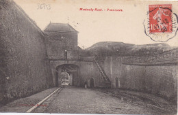 36753# SEMEUSE CARTE POSTALE MONTMEDY Obl CHARLEVILLE A LONGUYON 1908 CONVOYEUR LIGNE MEURTHE ET MOSELLE ARDENNES - Railway Post