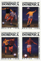 729467 HINGED DOMINICA 1986 COPA DEL MUNDO DE FUTBOL. MEXICO-86 - Dominica (1978-...)