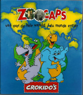 Z062 - ZOOCAPS CROKIDOS - COMPLET DE SES 25 POGS - ANIMAUX - Other & Unclassified