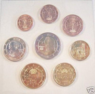 Oostenrijk  2024  Set Van 1ct Tot 2 Euro    UNC Uit De Rollen UNC Du Rouleaux !!! - Oostenrijk