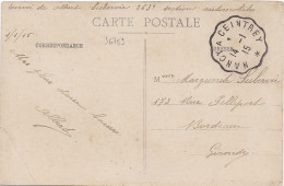 36759# CARTE POSTALE FM SECTION AUTOMOBILE Obl NANCY A CEINTREY * 1915 CONVOYEUR LIGNE MEURTHE ET MOSELLE - Railway Post