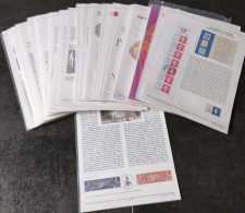 FRANCE LOT DOCUMENTS OFFICIELS PHILATELIQUES  ANNEE 1994 (49 Documents) - Postdokumente