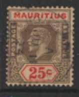 Mauritius  1921  SG  236  25c  Fine Used - Maurice (...-1967)