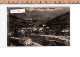 20429  PONTE DI SAVIGNONE PANORAMA 1921 - Genova (Genoa)