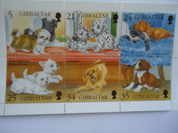 GIBRALTAR MNH SHEET   1997 DOGS  DOG - Honden